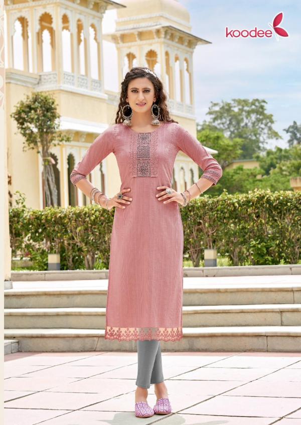 Koodee Juhi Vol 1 Chinon Designer Fancy Kurti Collection